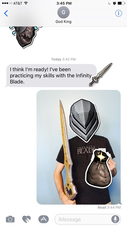 Infinity Blade Stickers By Epic Games