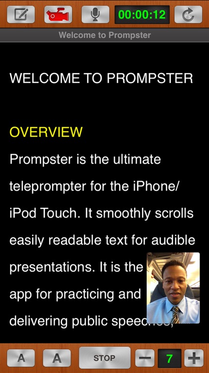 Prompster Pro™ - The Teleprompter screenshot-0