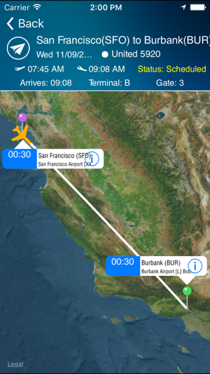 Burbank Airport Pro (BUR) + Flight Tracker(圖3)-速報App