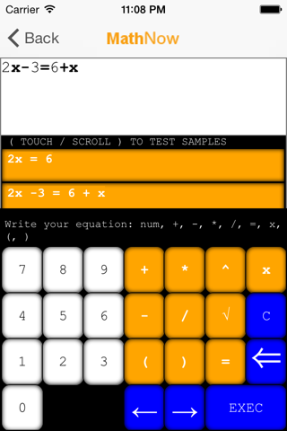 MathNow screenshot 2