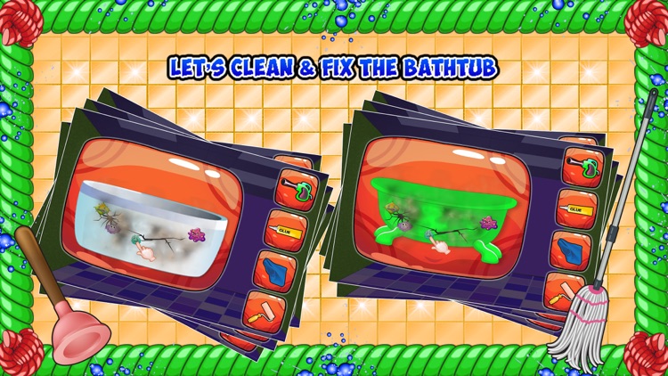 Bathroom Cleaning Girl - Cleanup & Washing Game screenshot-3