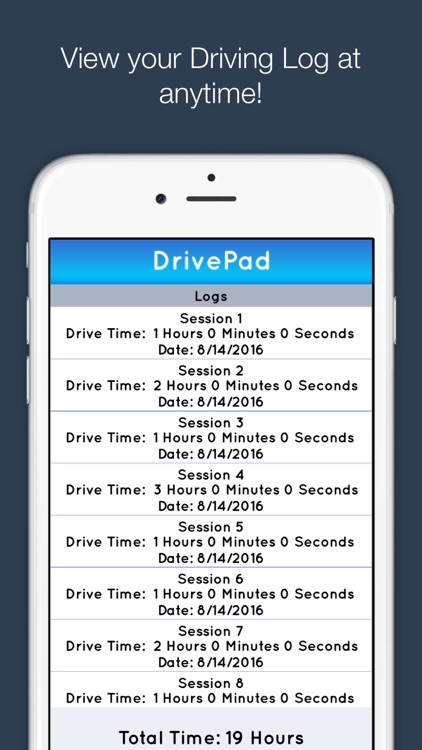 DrivePad Teen Driving Log screenshot-3