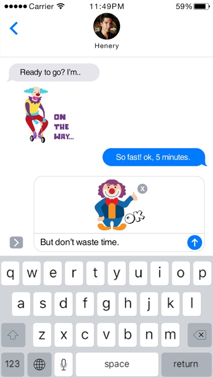 Evil Clown Stickers - Clown Stickers for iMessage