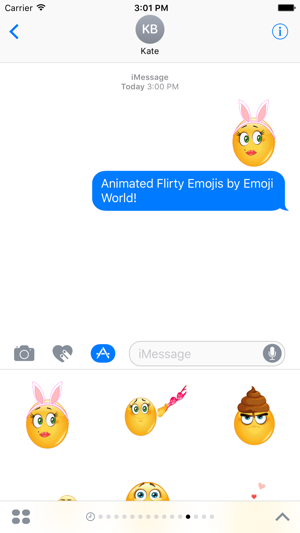 Animated Flirty Emoji Stickers by Emoji World(圖2)-速報App