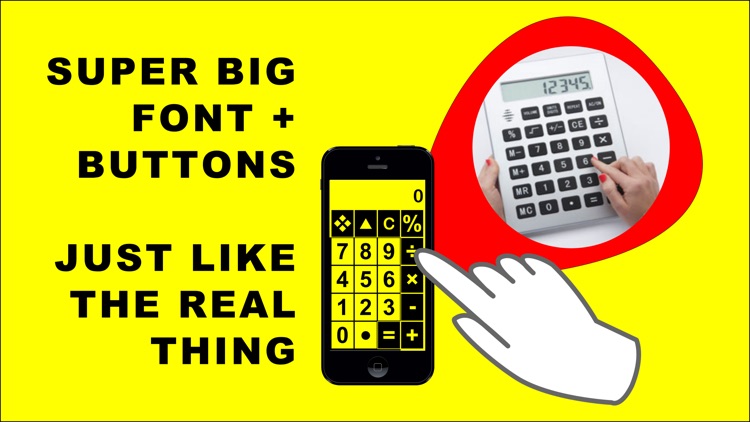 Big Calculator Low Vision screenshot-3