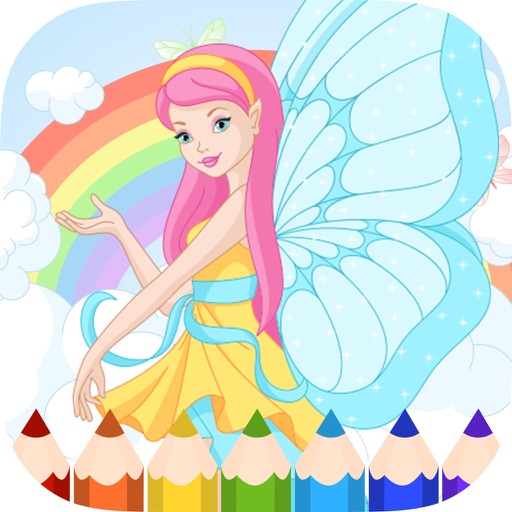 Fairy Coloring Book - Painting Game for Kids iOS App