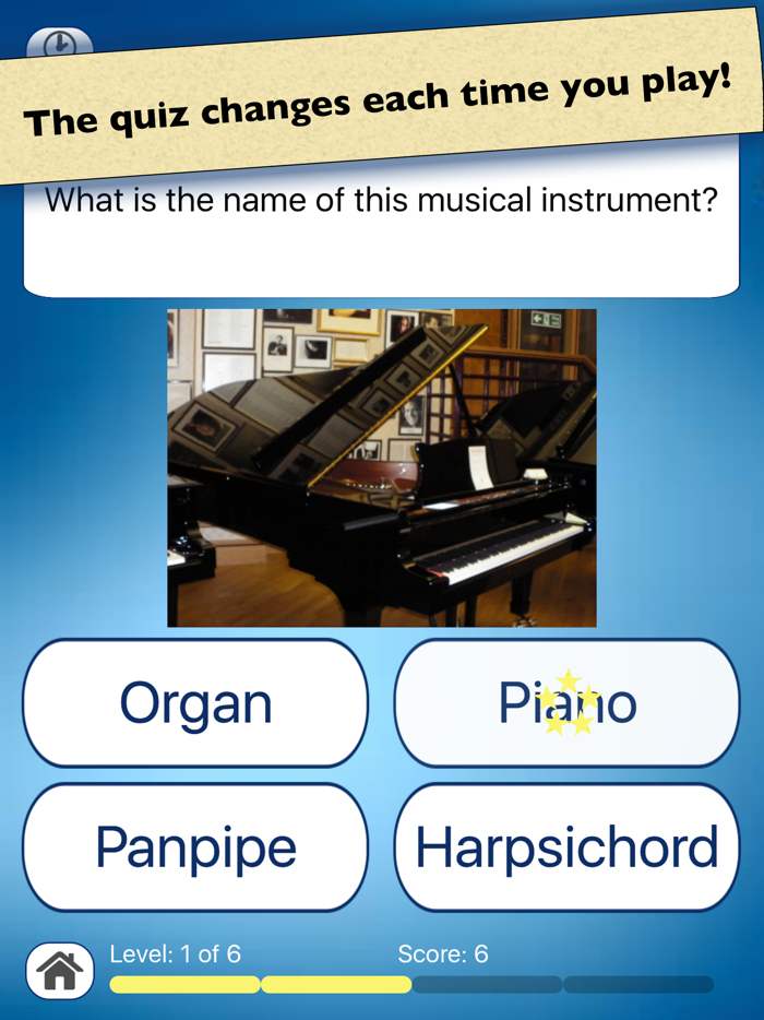 Musical Instruments Quiz Game