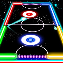 Glow Hockey HD - Best Neon Light Air Hockey