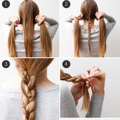 Homemade Hairstyles Step by Step - Great ideas Icon