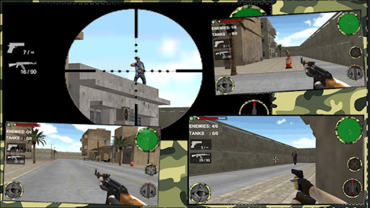 City Commondo Shooting : 3D Army War Mission