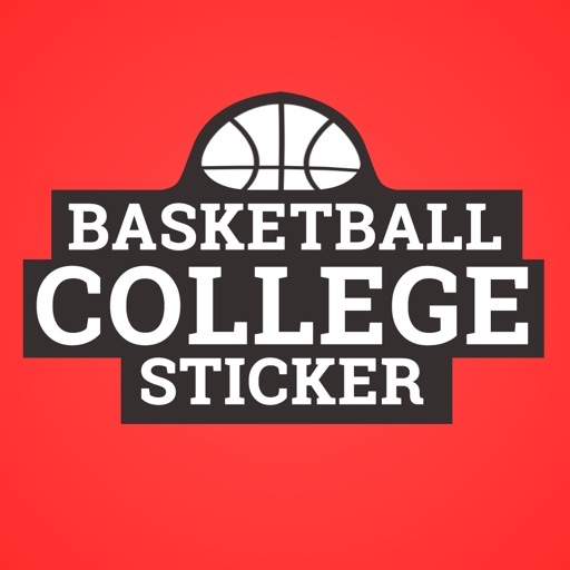 Basketball College Sticker