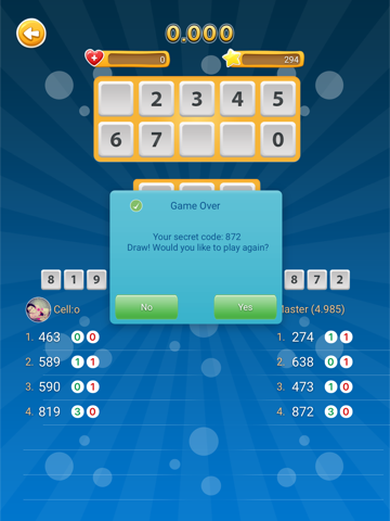Mastermind Numbers : The Best IQ Puzzle Game screenshot 2