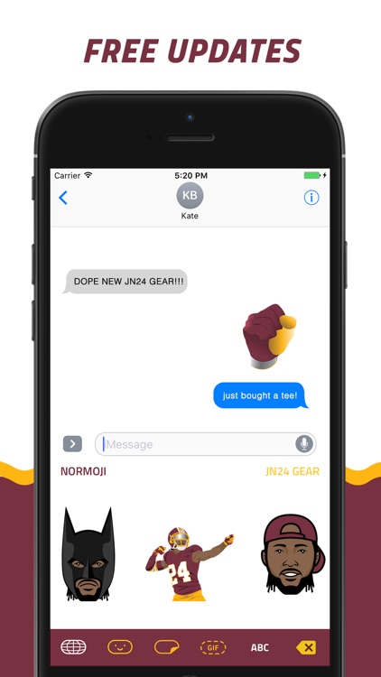 NORMOJI - Official Josh Norman Emoji Keyboard screenshot-4