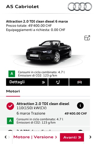 Audi Configurator CH screenshot 3