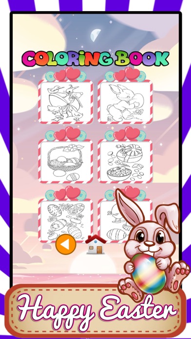 Easter Egg Coloring Pages Easter Bunny Tracker screenshot 2