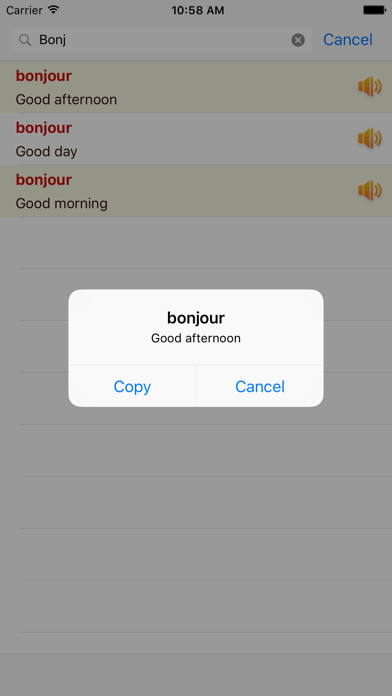 How to cancel & delete Francais Anglais Dictionnaire Gratuit Télécharger from iphone & ipad 1