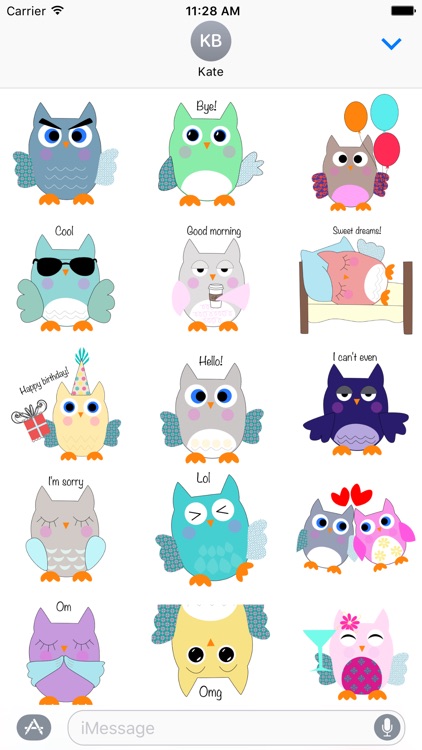 Owl World Stickers