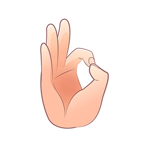 Hand Sign Stickers for iMessage icon