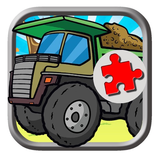 Monster Truck Kids Jigsaw Puzzle Game Free Play iOS App
