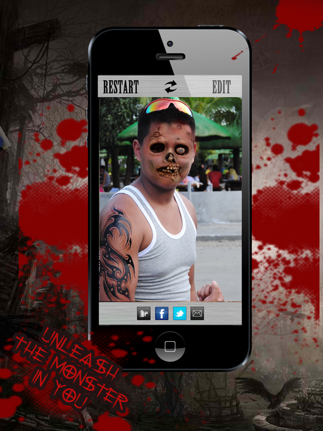 ‎Halloween Photo Booth - Monster & Zombie Maker Capture d'écran