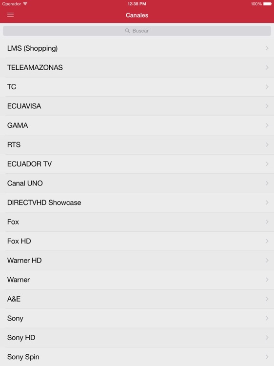 Televisión Ecuador para iPad