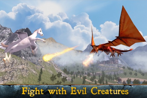 Flying Pegasus: Magic Horse Simulator 3D screenshot 4