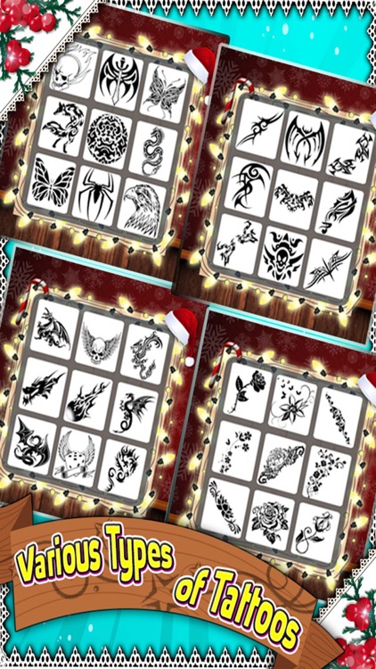 Santa Tattoo Designer Girl - Design & Artist Game screenshot-3