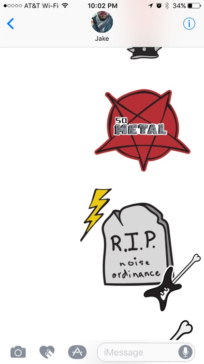 Metalhead - iMessage Stickers