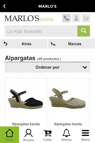 Marlos:zapatos y bolsos online screenshot 2