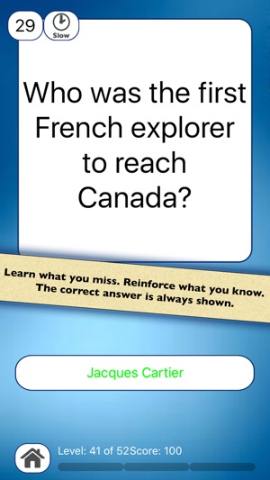 Canadian History Homeschooling Quiz For Children(圖2)-速報App