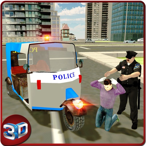 Police Tuk Tuk Rickshaw Simulator & Auto Driving iOS App