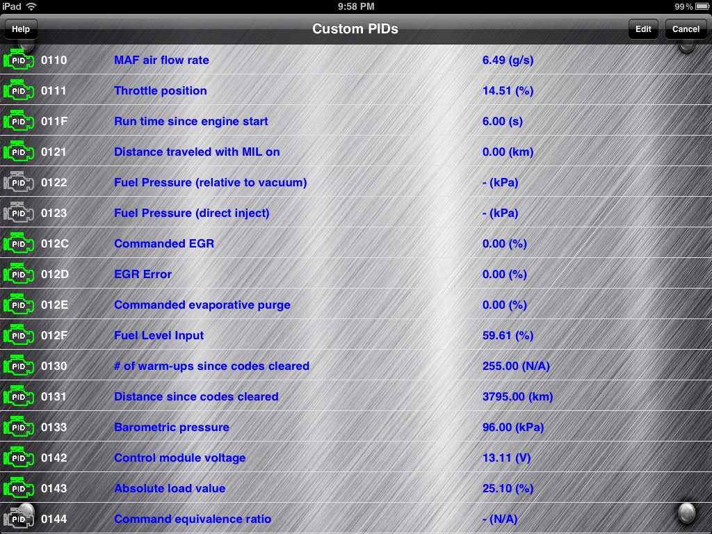 Engine Link HD -OBD II vehicle monitor & diagnosis screenshot 2