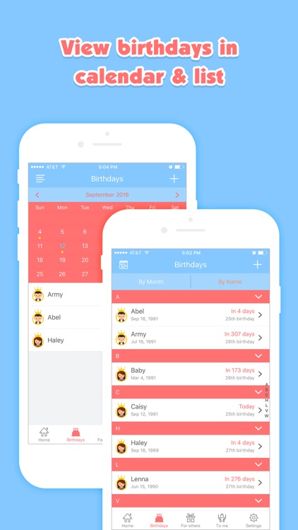 Birthday Planner - Event Countdown & Gifts List