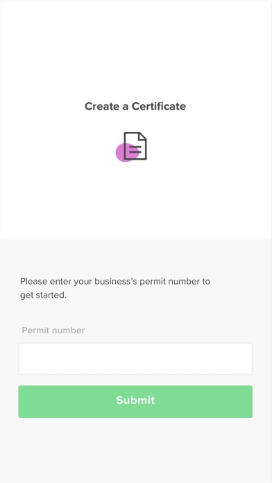 LumaCert Exemption Certificate Screenshot on iOS