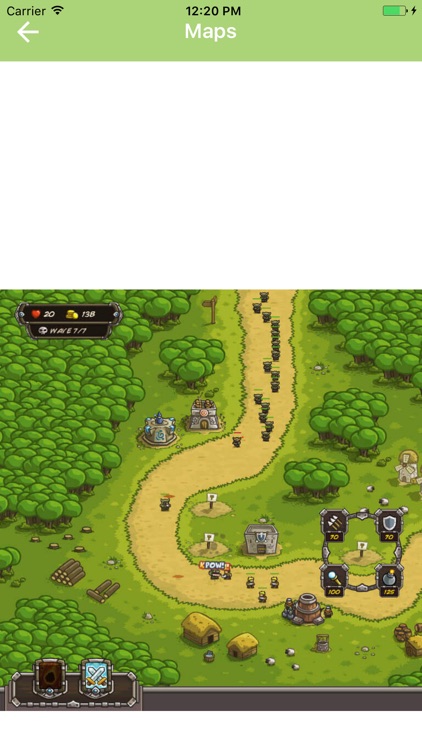 Maps and Layouts for Kingdom Rush : KR Base