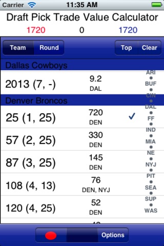 Draft Calc screenshot 2