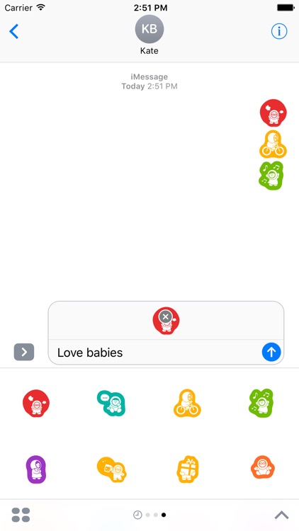 Baby Stickers Pack for iMessage
