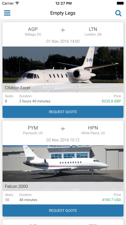 Returnjet Charter Search screenshot-3