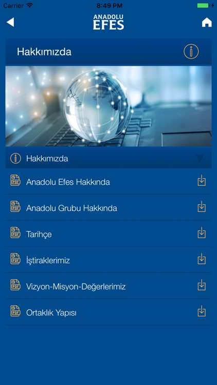 Anadolu Efes IR screenshot-3
