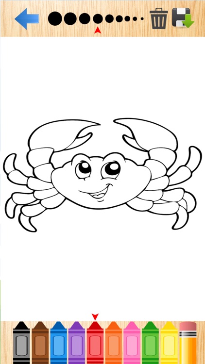 Sea Animals Coloring Book For Kids Toddlers screenshot-3