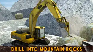 Captura de Pantalla 4 Grandes Rig Excavadora operador de grúa todo terreno y Minería Camión volquete simulador del juego iphone