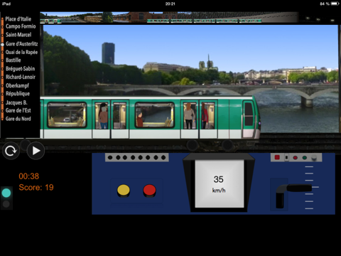 Simulateur Métro de Paris