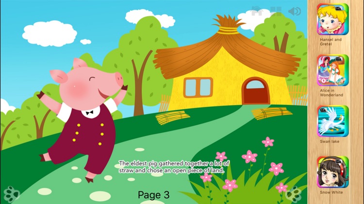 Three Little Pigs  Bedtime Fairy Tale iBigToy screenshot-3