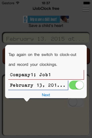 iJobClock screenshot 2