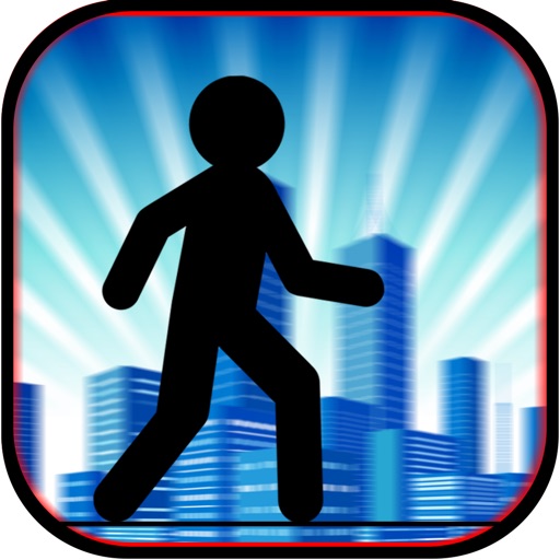 Stickman Sketch Guru Run - Street Jump and Run Game PRO Icon