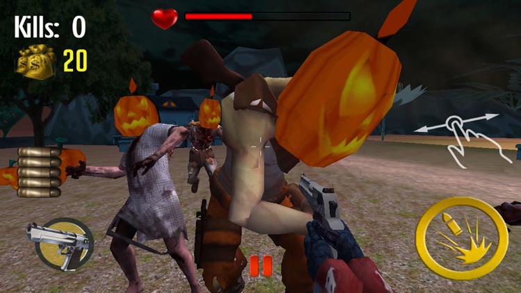 Free Zombie Hunter & Halloween game screenshot-3