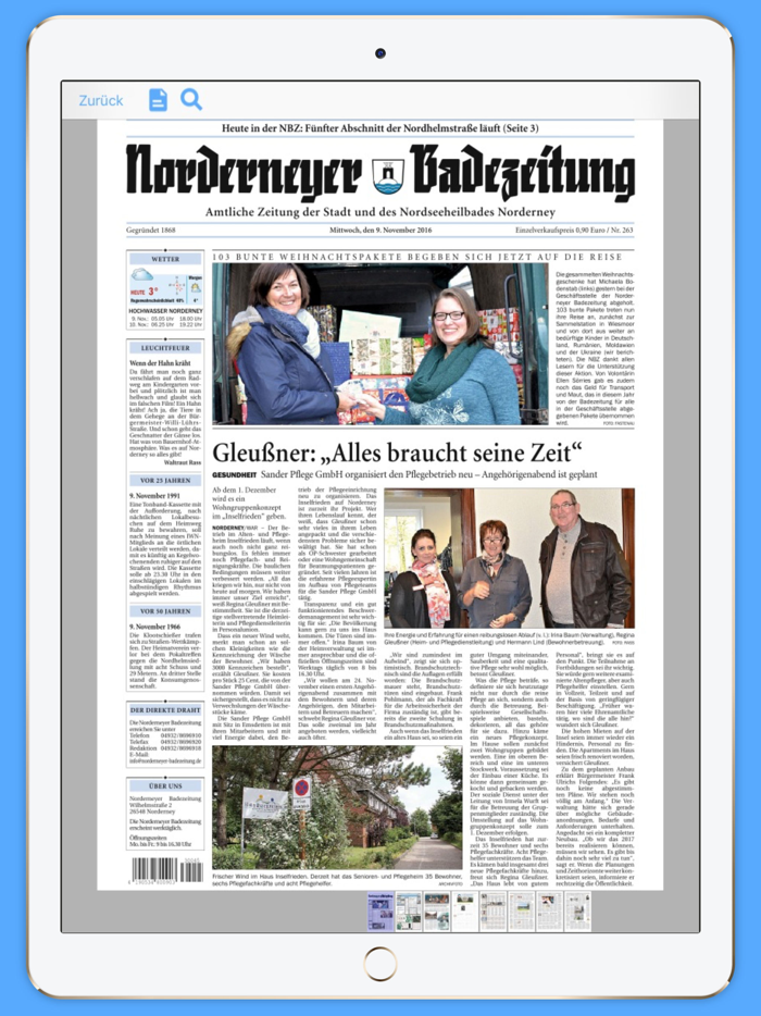 Norderneyer Badezeitung ePaper
