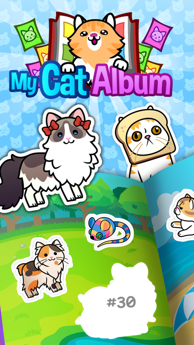 My Cat Album - Virtual Pet Sticker Book Game Screenshot 1