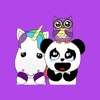 Cute Animals Colorfull Stickers for iMessage