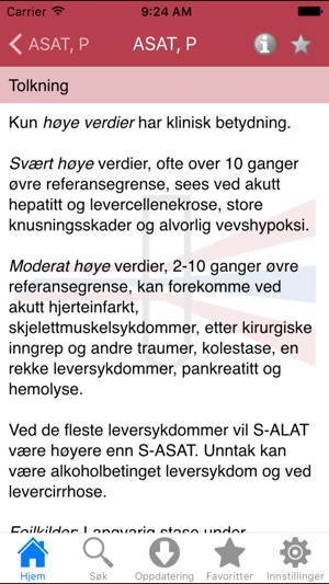 Nasjonal brukerhåndbok i medisinsk biokjemi(圖4)-速報App